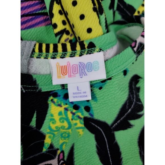 LuLaRoe Disney Collection Amelia Dress Maleficent Sleeping Beauty Size L NEW - Picture 7 of 12